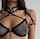 brunette bikini straight