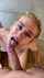 blonde blowjob eye contact