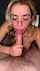glasses blonde blowjob