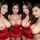 asian big tits red dress