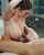 blowjob brunette interracial