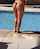 white bikini pool
