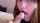 cum in mouth cute tong job