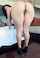 heels white black hair