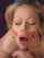 blonde cumshot cum on face