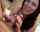 blowjob threesome brunette