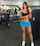 latina brunette gym