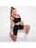 blonde model yoga pants