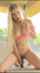 riding blonde dildo
