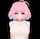 animation, boob reveal, pink hair, pixel art, big boobs
