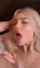 sexy blonde blowjob