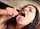 dark hair cumshot facial