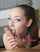 brunette ponytail blowjob
