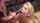 blonde facial handjob