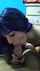 blowjob petite blue hair