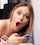 massage blonde teen