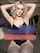 blond curly hair thighs