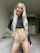 fit blonde female