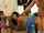 dancing bear girl in blue cock sucking