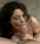 brunette curly hair blowjob