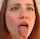 redhead ahegao tongue