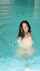 celebrity, swimming pool, salma hayek, latina, milf