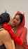 brunette threesome kissing