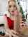 blonde bimbo white girl