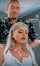 blonde big boobs bald guy