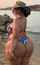 bigbooty, bikini, plus size, fat woman, beach