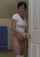 short hair brunett bottomless