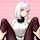spreading legs white hair heterochromia