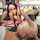 teen brunette bowling