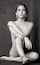 black and white photography model