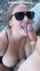 big tits blowjob beach
