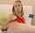 blonde laydown face