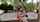brunette outdoor mommy daughter