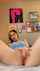 blonde fingering masturbation