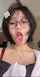 glasses short hair asian