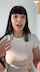 white girl black hair see through shirt