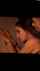 brunette handcuff hair pulling