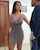 silver dress latina black hair