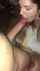 blowjob sucking brunette