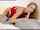 dirty blonde red dress indecent magazine