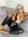 blonde nerd latex