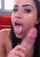 dark hair blowjob cock