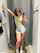 legs skirt brunette