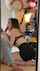 brunette blowjob mirror