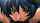 hentai  drawn blue hair blowjob