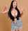 big tits long hair dark hair